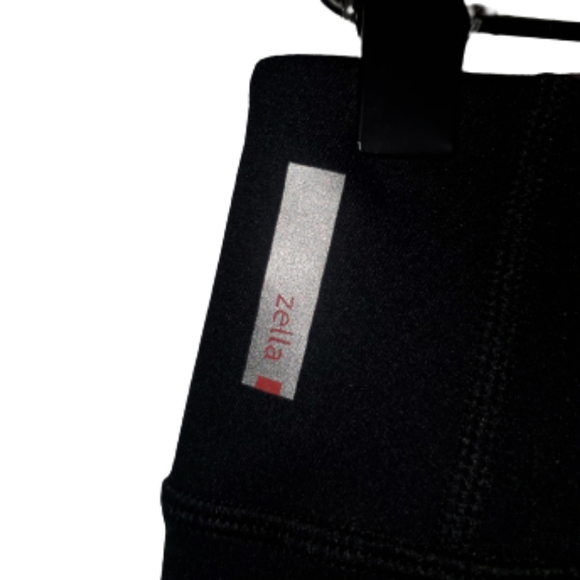 Zella Mesh Crop Leggings Black ⚫ Medium - Picture 9 of 10